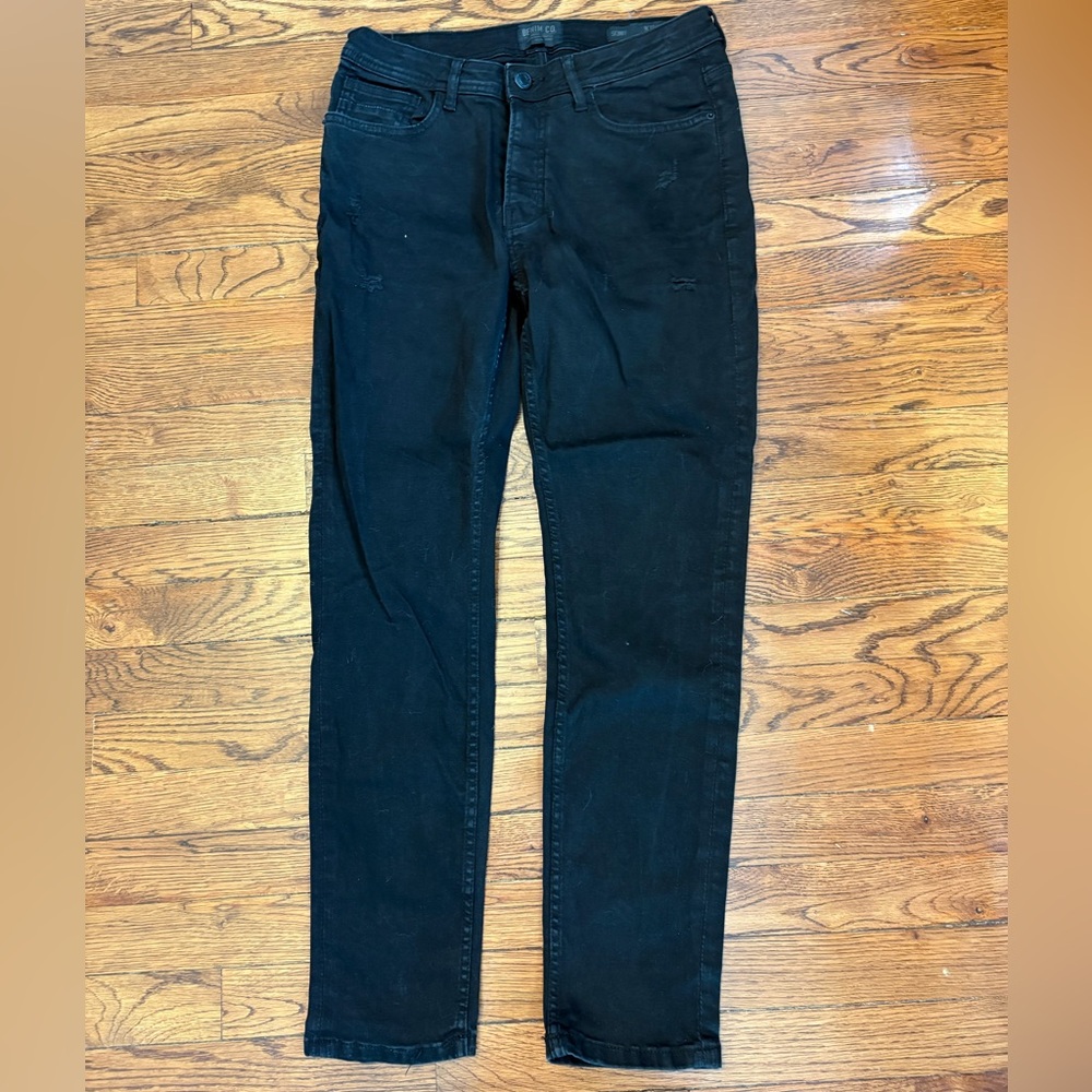 Denim&Co Classic Black Skinny Jeans